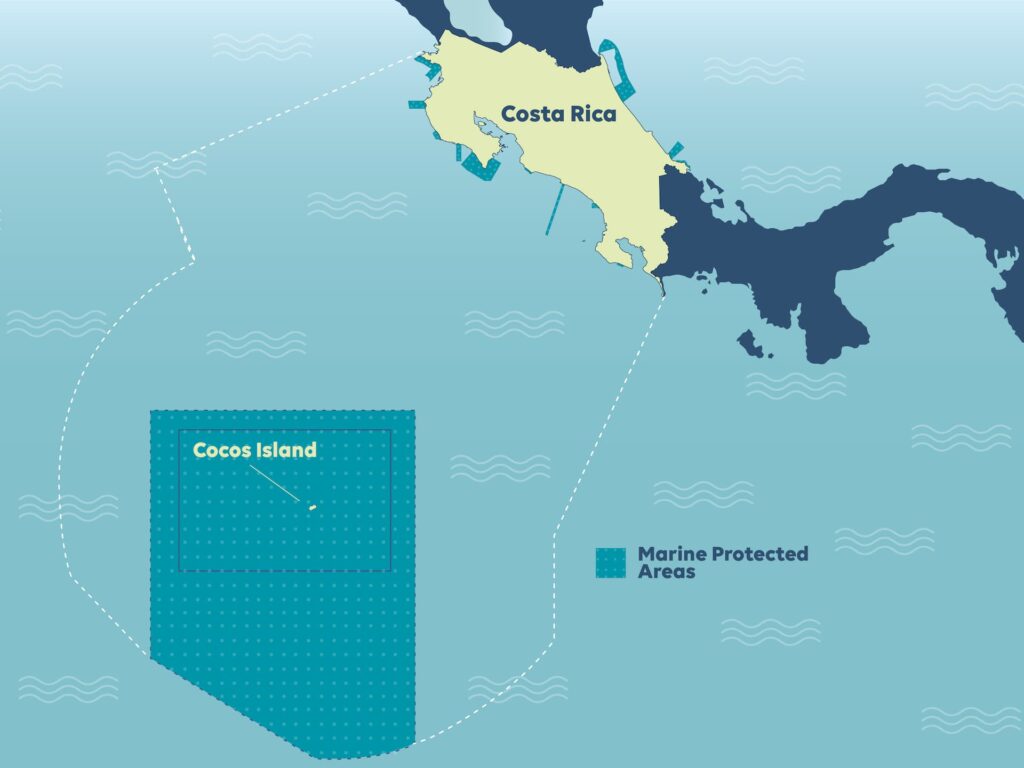 Marine Protected Areas Costa Rica map